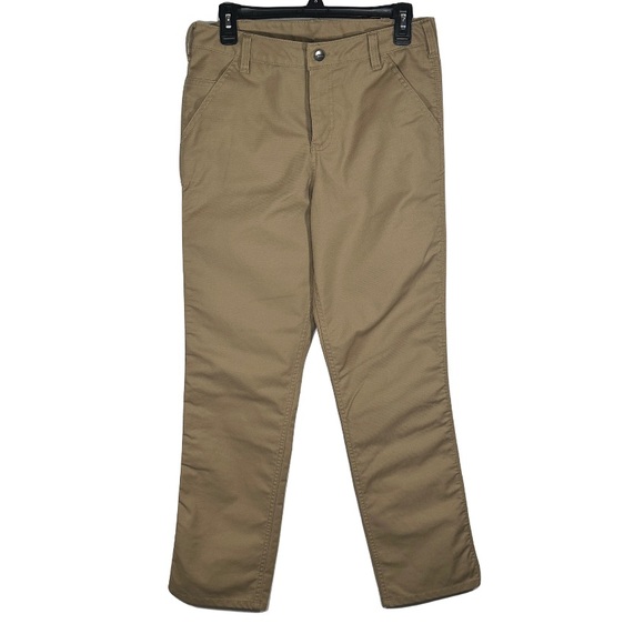 Carhartt Women's Rugged Professional Original Fit Cargo Work Pants Khaki Size 8 - Picture 7 of 9